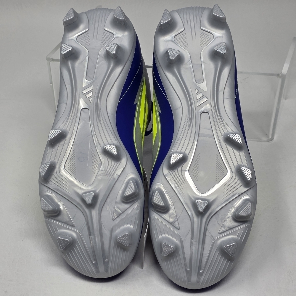 Adidas F50 Club FG/MG J Messi Soccer Cleats Silver Blue IH0926 Youth Size 3 New - Picture 6 of 12
